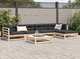 6 Piece Garden Sofa Set Solid Wood Pine 3299396