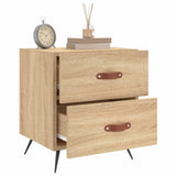 ZNTS Bedside Cabinets 2 pcs Sonoma Oak 40x35x47.5 cm Engineered Wood 827251