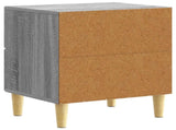 Bedside Table 2 pcs Grey Sonoma 43 x 34.5 x 48 cm 894998