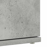 Shoe Cabinet with Door Grey 80 x 39 x 180 cm Engineered wood 3333869