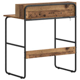 Desk with Storage Oak Wood 80 x 50 x 91 cm 8008024