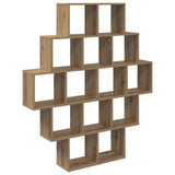 Wall Shelf Artisan Oak 120 x 20 x 136 cm Engineered Wood 8012163