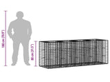 Gabion Raised Bed Silver 42033329