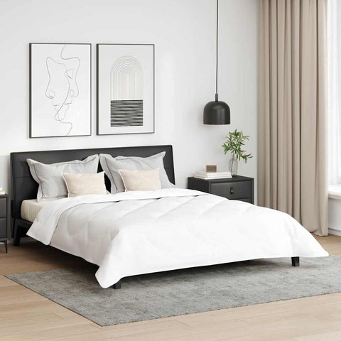 Winter Duvet with Pillow 3 pcs White 240 x 260 cm Microfibre 3377796