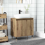 Bathroom Cabinet Artisan Oak 58x33x60 cm Engineered Wood 857215