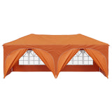 Pop-up Party Tent 575 x 288 x 245 cm Orange Oxford Fabric 42019910