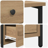 Bedside Cabinet Artisan oak 30 x 60 x 60 cm Engineered wood 871273