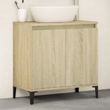 Sink Cabinet Sonoma Oak 58x33x60 cm Engineered Wood 847408