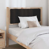 Upholstered Headboard Brown 90 cm Solid Pine Wood 879086