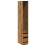 Wardrobe Artisian Oak 30x50x200 cm Engineered Wood 3307746