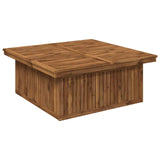 Garden Coffee Table Solid Acacia Wood Height Adjustable Natural 901245