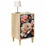 Bedside Cabinet BORNE Sonoma Oak 36 x 33 x 60 cm 8007283