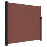 Retractable Side Awning Brown 180x500 cm 4004449
