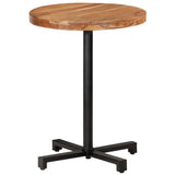 Bistro Table Round 60x75 cm Solid Acacia Wood 320277