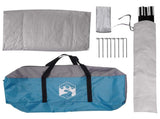 Car Tent with Roof Blue 239 x 210 x 210 cm Polyester and Steel 42028536