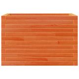 Garden Planter Wax Brown 70x40x45.5 cm Solid Wood Pine 847265