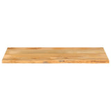 Table Top Live Edge 140x60x2.5 cm Solid Wood Mango 370457