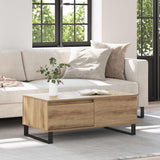 Coffee Table Artisan Oak 90 x 50 x 36.5 cm Engineered Wood 881679