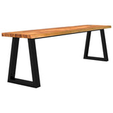 Bench with Live Edge 160 cm Solid Wood Acacia 353295