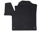 Car Mat 2 pcs Black Rubber 42029127