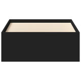 Bed Frame without Mattress Black 90x200 cm 3203825