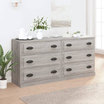 Sideboards 2 pcs Grey Sonoma Engineered Wood 3185245