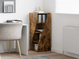 Corner Cabinet Smoked Oak 32x32x102cm Engineered Wood 889860