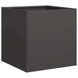 Planter Black 40x40x40 cm Cold-rolled Steel 860661