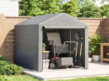 179 x 120cm Temporary Garden Shed, with Accessories - Light Grey T3398P549960
