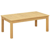Coffee Table Light Acacia 90 x 50 x 36 cm Solid Acacia Wood 42026784