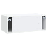 Wall-Mounted TV Cabinet 78.5 x 41 x 30 cm White Engineered Wood 899195