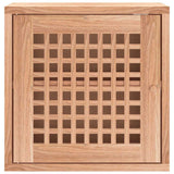 Wall Cabinet 42x18x42 cm Solid Wood Walnut 350367