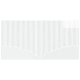 Wall-Mounted Headboard HOORN High Gloss White Engineered Wood 897419