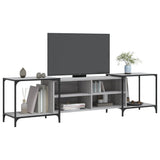 TV Cabinet Grey Sonoma 203x37x50 cm Engineered Wood 837610