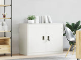 Storage Cabinet White 90 x 40 x 90 cm Steel 891645