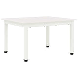 Coffee Table White 60 x 50 x 36 cm Solid Pine Wood 892762