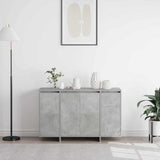 Sideboard Concrete grey 120 x 41 x 75 cm Engineered wood 3333899