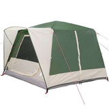Cabin Tent 7-Person with Roof Green 400 x 350 x 212 cm 42004026