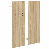 Wall-Mounted Coat Rack with Shelf Sonoma Oak 70 x 10 x 90 cm 874525