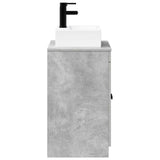 Bathroom Furniture Set Concrete Grey Engineered Wood 3404253