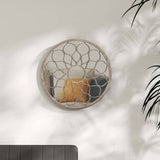 Mirror Sand 40x3 cm Iron Round for Indoor Use 3093535