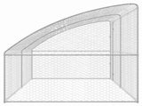 Dog Kennel 2 pcs Silver 4 x 2 x 2 m Galvanised steel 3368336