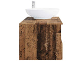 Bathroom Furniture Set 2 pcs Old Wood Engineered Wood 3404092