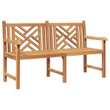 Garden Bench 150 x 60 x 90 cm Solid Teak Wood 42001965