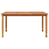 Garden Dining Table 150x90x75 cm Solid Wood Teak 316606