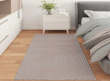 Area Rugs Rectangular PALMERAS Beige 200 x 80 cm Polyester 42022584