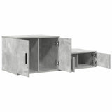 Storage Cabinet 2 pcs Concrete Grey 127 x 41 x 40 cm 866654