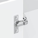 Kitchen Wall Corner Cabinet "Kalmar" High Gloss White Engineered Wood 853619