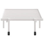 Bed Frame without Mattress Foldable White 80x200 cm Steel 4103965