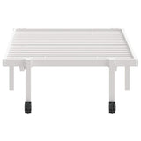 Bed Frame without Mattress Foldable White 80x200 cm Steel 4103965